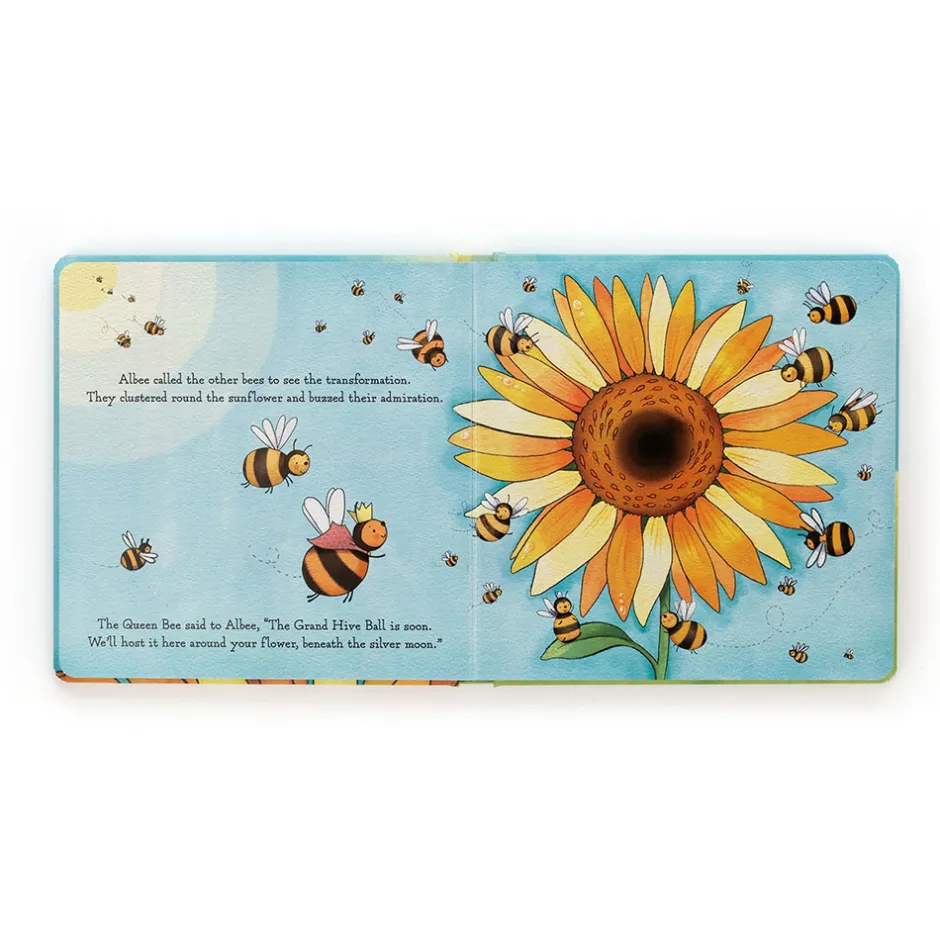 Albee And The Big Seed Book and Bashful Bee Medium*Jellycat New