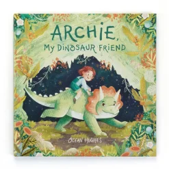 Archie, My Dinosaur Friend Book and Archie Dinosaur*Jellycat Outlet