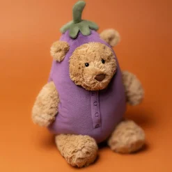 Bartholomew Bear Aubergine*Jellycat Outlet