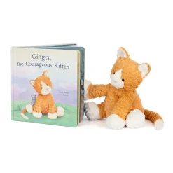 Ginger, the Courageous Kitten Book and Fuddlewuddle Ginger Cat*Jellycat Online