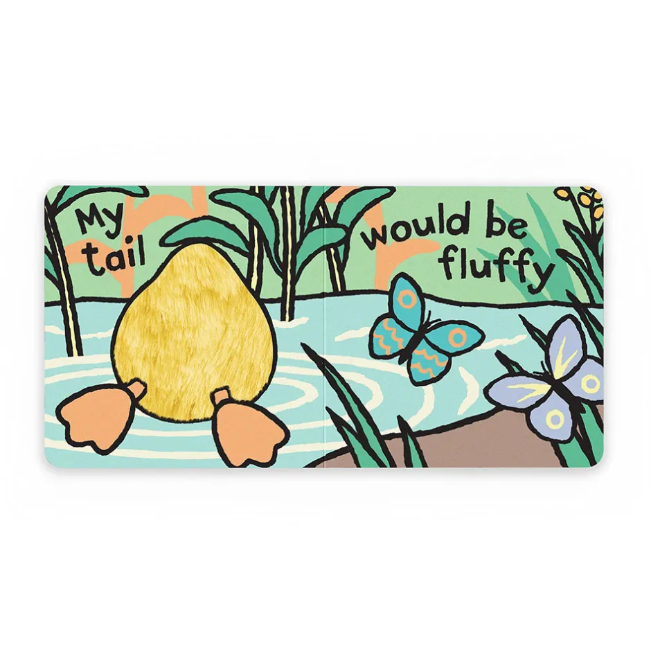If I were a Duckling Board Book and Bashful Duckling Medium*Jellycat New