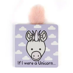 If I Were a Unicorn Board Book and Bashful Unicorn Medium*Jellycat Hot
