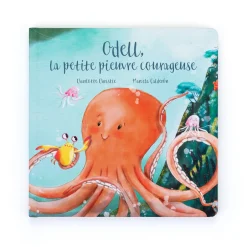 Odell, La Petite Pieuvre Courageuse Livre*Jellycat
