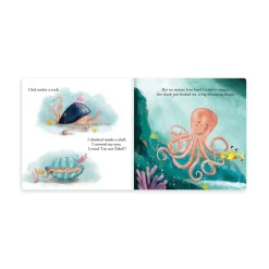 Odell, The Fearless Octopus Book and Odell Octopus Little*Jellycat Outlet