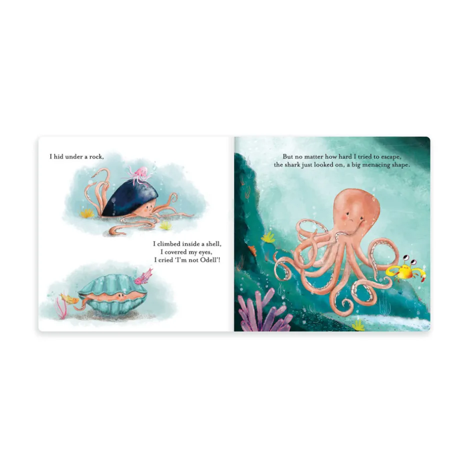 Odell, The Fearless Octopus Book and Odell Octopus Little*Jellycat Outlet