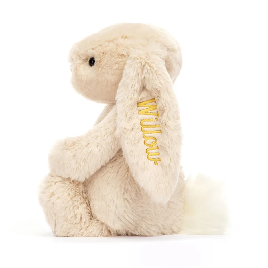 Personalised Bashful Luxe Bunny Willow Medium*Jellycat Outlet