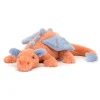 Personalised Persimmon Dragon Huge*Jellycat Hot