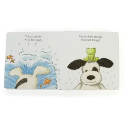 Puppy Makes Mischief Book and Bashful Puppy Medium*Jellycat Hot