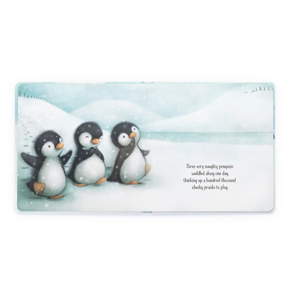 The Naughty Penguins Book and Peanut Penguin Medium*Jellycat Sale